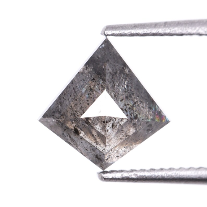 Kite Cut Natural Salt and Pepper Full Cut Loose Diamond