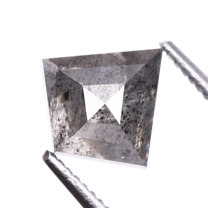 Kite Cut Natural Salt and Pepper Full Cut Loose Diamond
