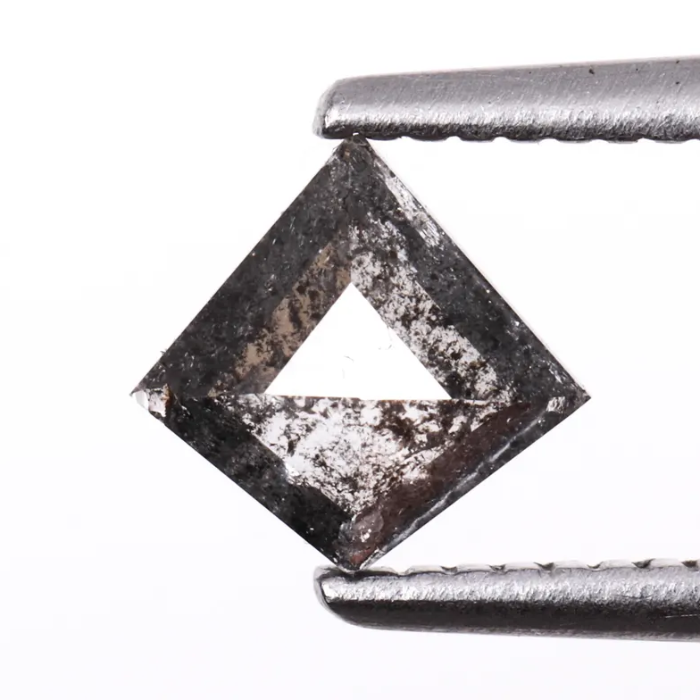 Kite Cut Salt And Pepper Diamond