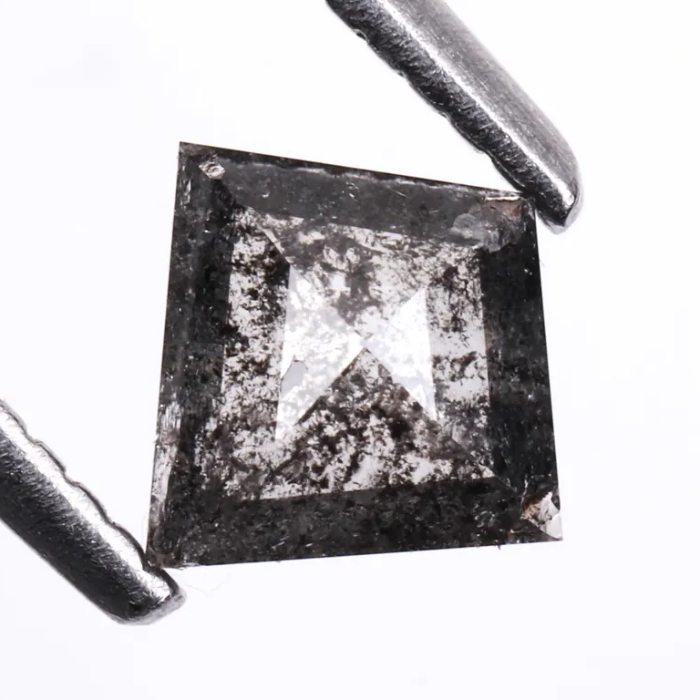 Kite Cut Salt And Pepper Diamond