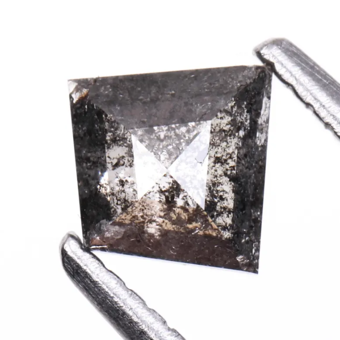Kite Cut Salt And Pepper Diamond