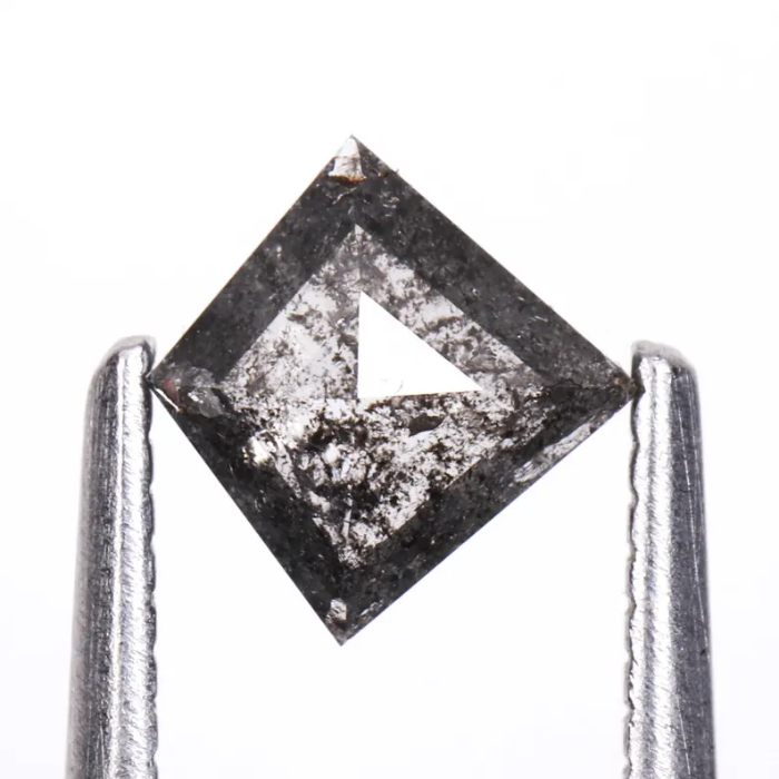 Kite Cut Salt And Pepper Diamond