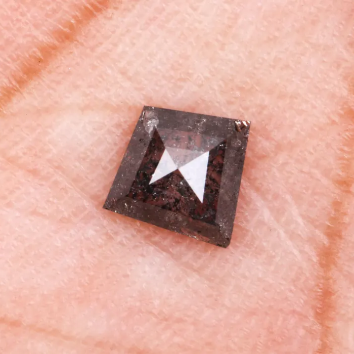 Kite Cut Salt And Pepper Diamond