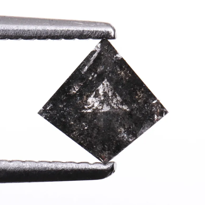 Kite Cut Salt And Pepper Diamond