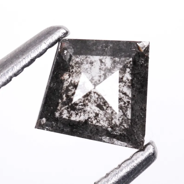 Kite Cut Salt And Pepper Diamond