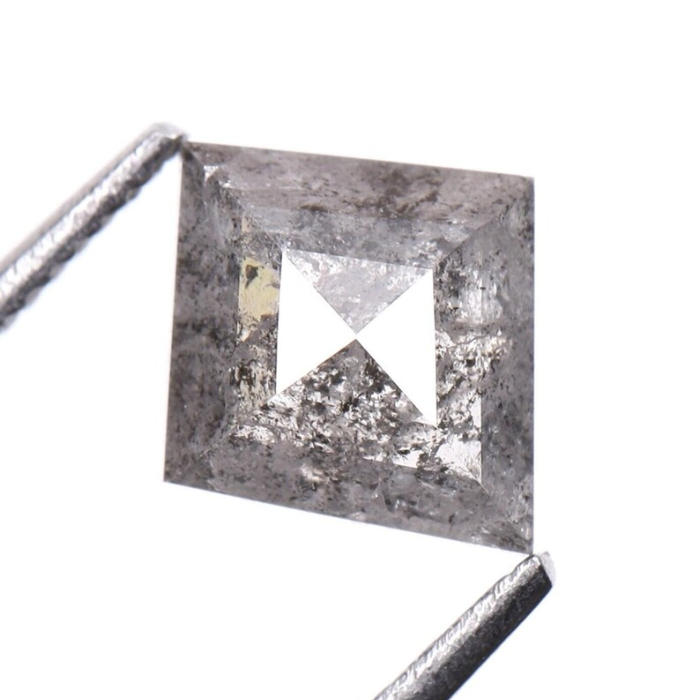 Kite Cut Salt And Pepper Earth Mined Natural Diamond