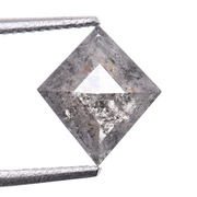 Kite Cut Salt And Pepper Earth Mined Natural Diamond