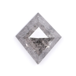 Kite Cut Salt And Pepper Earth Mined Natural Diamond