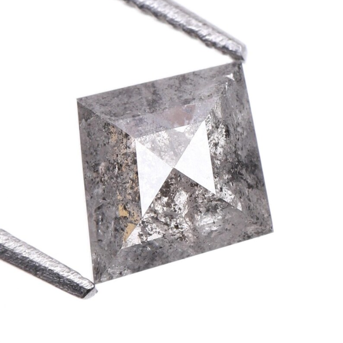 Kite Cut Salt And Pepper Earth Mined Natural Diamond