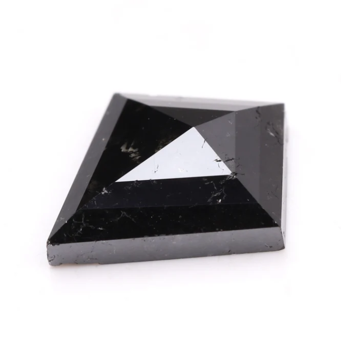 Kite Cut Salt And Pepper Full Cut Earth Mined Diamond