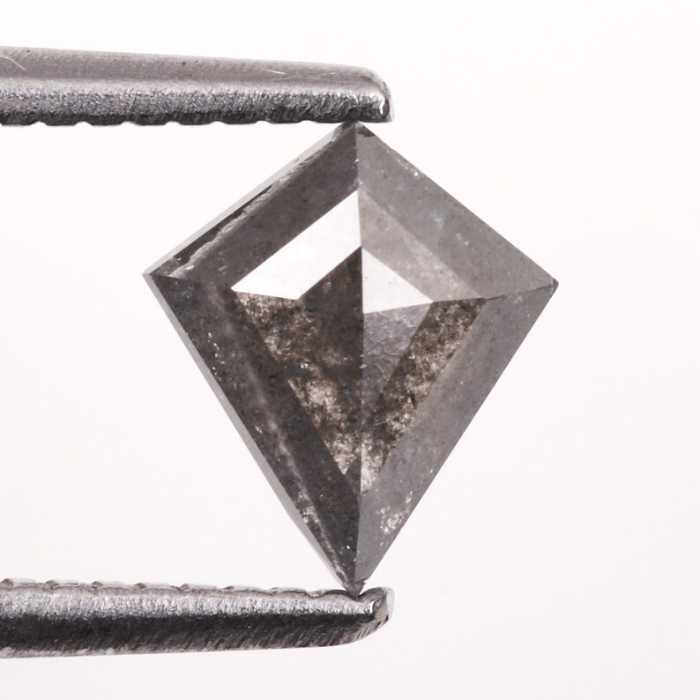 Kite Cut Salt And Pepper Natural Earth Mined Diamond