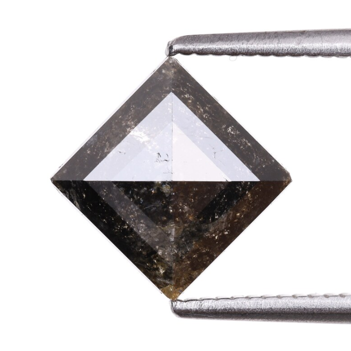 Kite Cut Salt And Pepper Natural Earth Mined Diamond