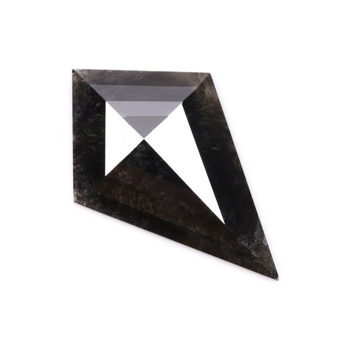 Kite Cut Salt And Pepper Natural Loose Full Cut Diamond
