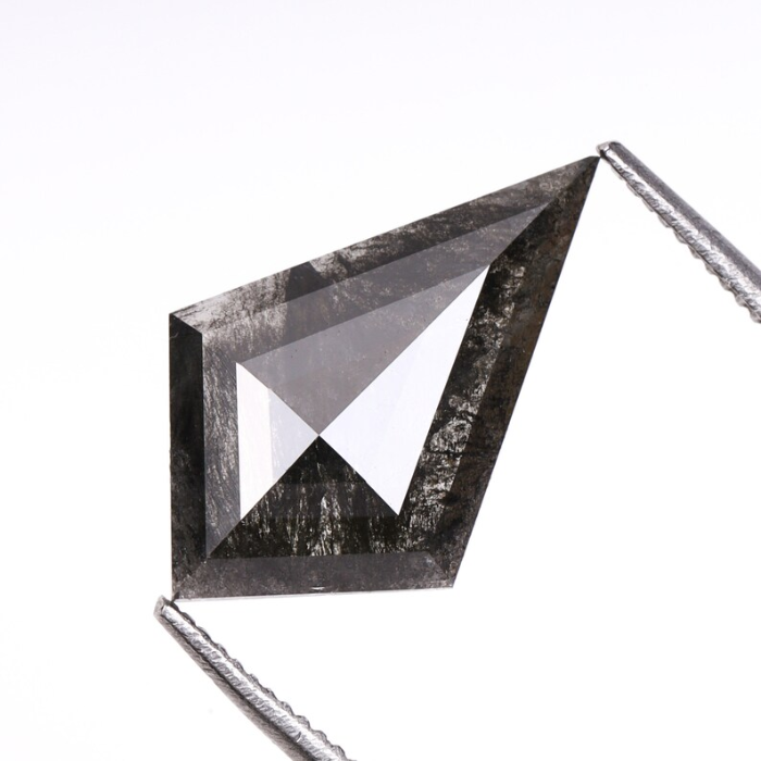 Kite Cut Salt And Pepper Natural Loose Full Cut Diamond