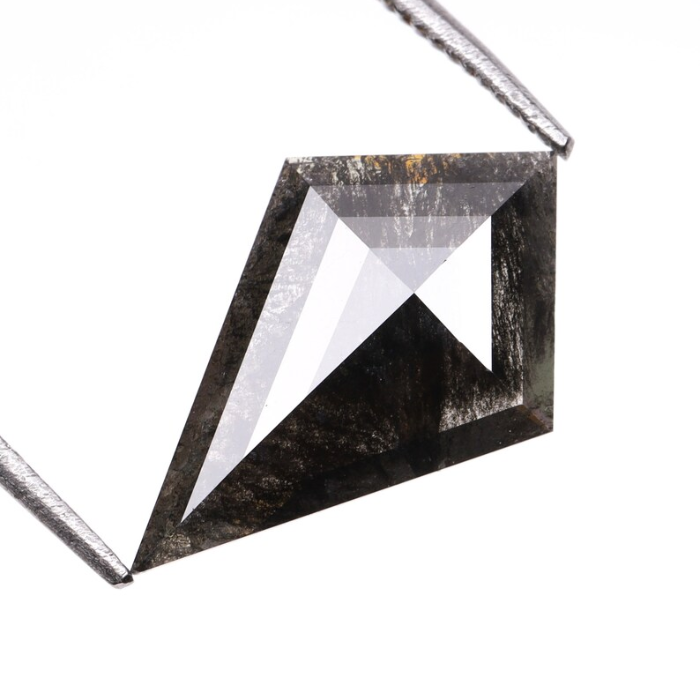 Kite Cut Salt And Pepper Natural Loose Full Cut Diamond