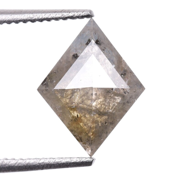 Kite Cut Salt and Pepper Earth Mined Diamond