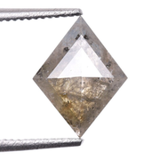 Kite Cut Salt and Pepper Earth Mined Diamond