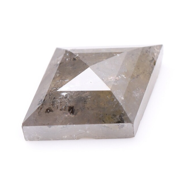 Kite Cut Salt and Pepper Earth Mined Diamond