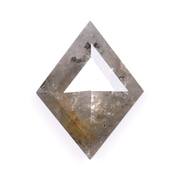 Kite Cut Salt and Pepper Earth Mined Diamond