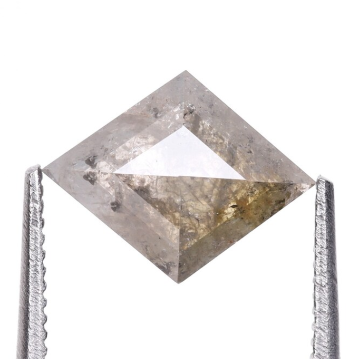 Kite Cut Salt and Pepper Earth Mined Diamond