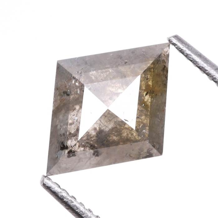 Kite Cut Salt and Pepper Earth Mined Diamond