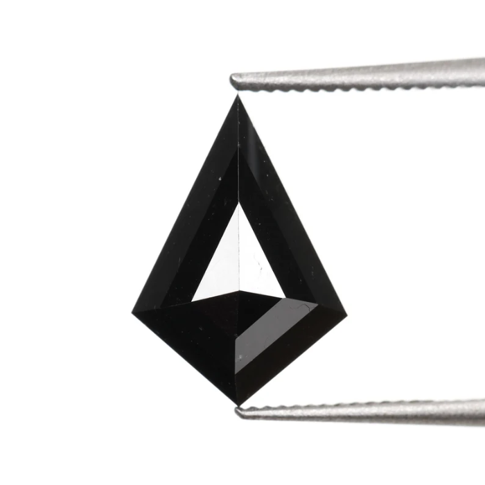 Kite Cut Salt and Pepper Full Cut Natural Loose Diamond