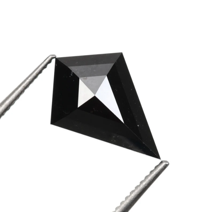 Kite Cut Salt and Pepper Full Cut Natural Loose Diamond