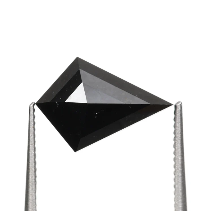 Kite Cut Salt and Pepper Full Cut Natural Loose Diamond