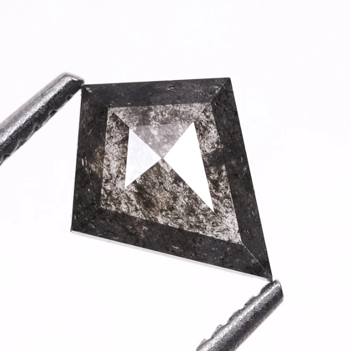 Kite Cut Salt and Pepper Natural Loose Diamond