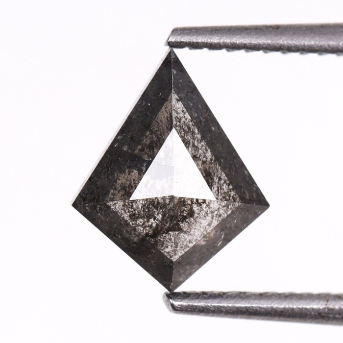 Kite Cut Salt and Pepper Natural Loose Diamond