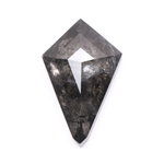 Kite Cut Salt and Pepper Natural Loose Diamond - Minimal Carbon
