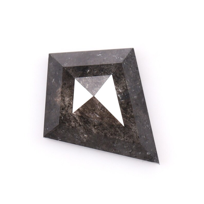 Kite Cut Salt and Pepper Natural Loose Diamond