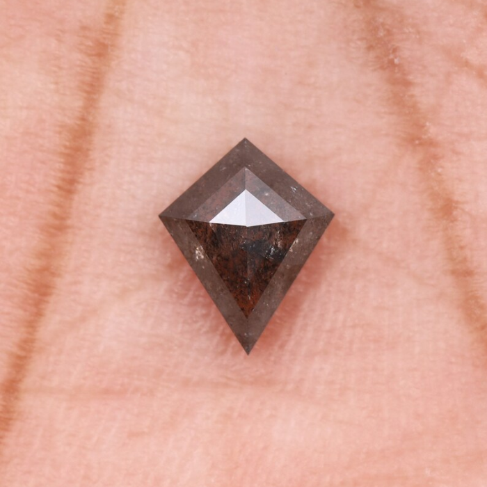 Kite Cut Salt and Pepper Natural Loose Diamond