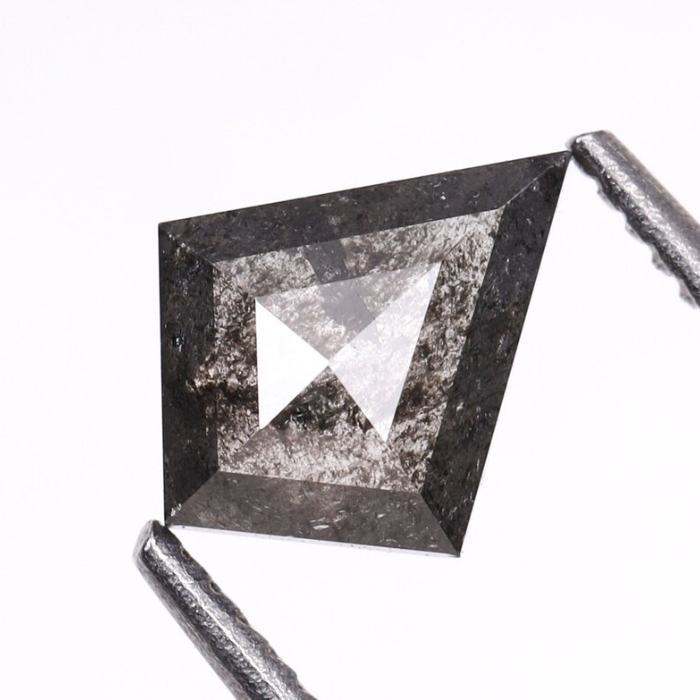 Kite Cut Salt and Pepper Natural Loose Diamond