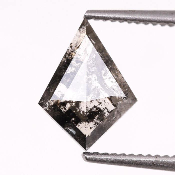 Kite Cut Salt and Pepper Natural Loose Earth Mined Diamond