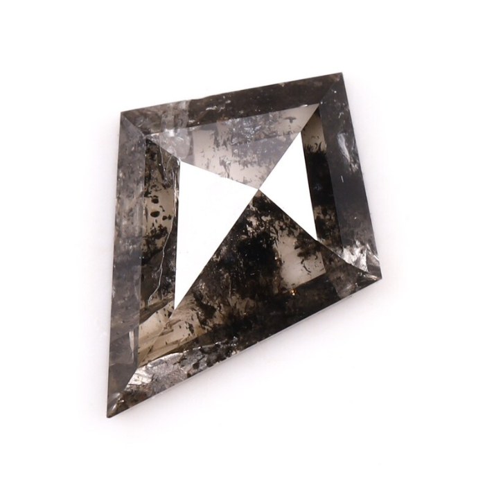 Kite Cut Salt and Pepper Natural Loose Earth Mined Diamond
