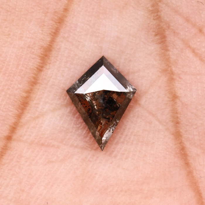 Kite Cut Salt and Pepper Natural Loose Earth Mined Diamond