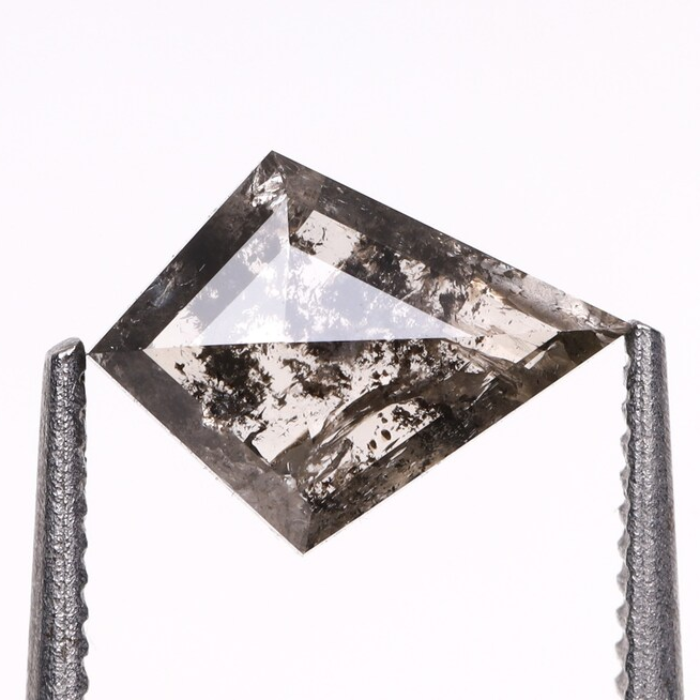 Kite Cut Salt and Pepper Natural Loose Earth Mined Diamond