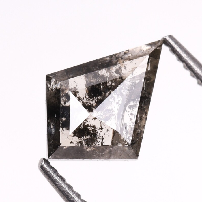 Kite Cut Salt and Pepper Natural Loose Earth Mined Diamond