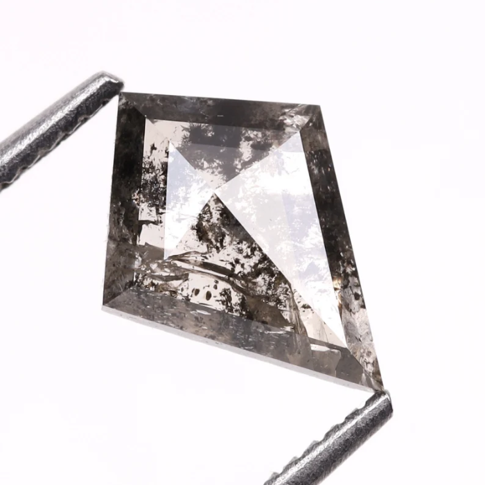 Kite Cut Salt and Pepper Natural Loose Earth Mined Diamond