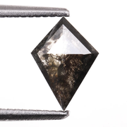 Kite Cut Salt and Pepper Natural Rose Cut Diamond