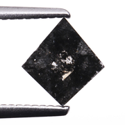 Kite Cut Salt and Pepper Rose Cut Diamond
