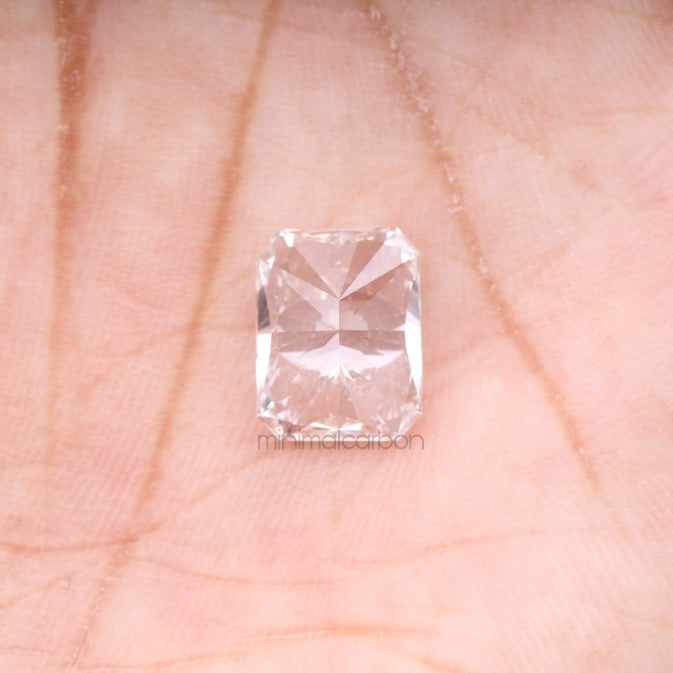 3.17 CT, 10.0 X 7.8 MM | Lab Grown Diamond | Radiant Cut Diamond - Minimal Carbon