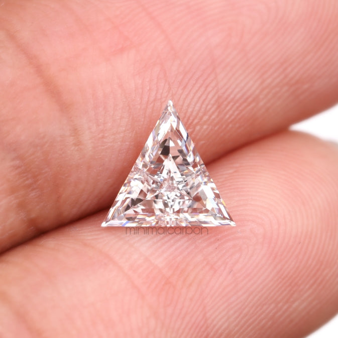 1.36 CT, 8.2 X 7.7 MM | Triangle Cut Diamond | Lab Grown Diamond - Minimal Carbon