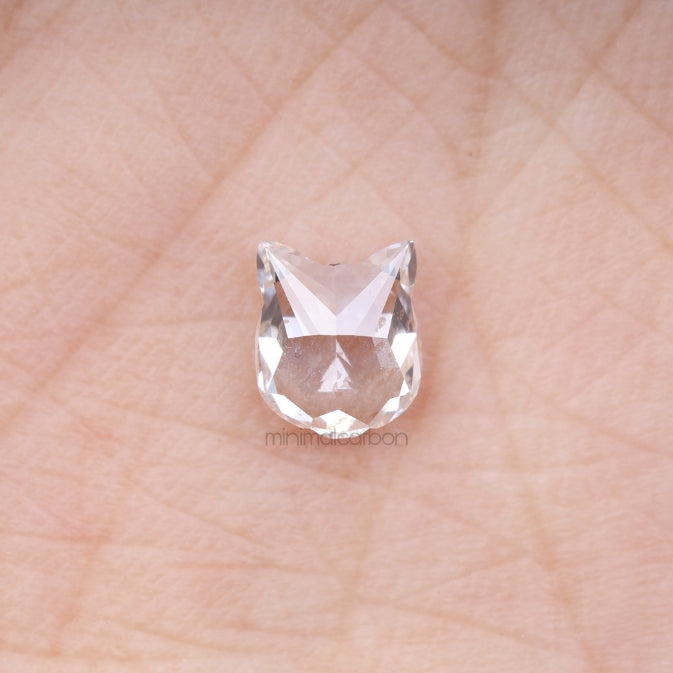 0.93 CT, 6.2 X 5.3 MM | Lab Grown Diamond | Cat Face Diamond - Minimal Carbon