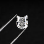 0.93 CT, 6.2 X 5.3 MM | Lab Grown Diamond | Cat Face Diamond - Minimal Carbon