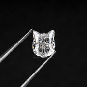 0.93 CT, 6.2 X 5.3 MM | Lab Grown Diamond | Cat Face Diamond - Minimal Carbon