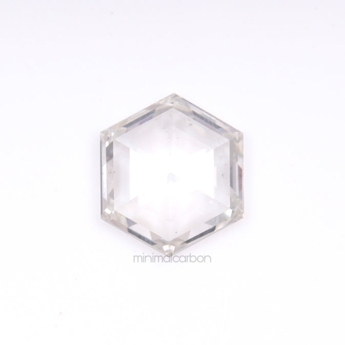 1.22 CT, 8.1 X 7.1 MM | Hexagon Cut Diamond | Lab Grown Diamond - Minimal Carbon