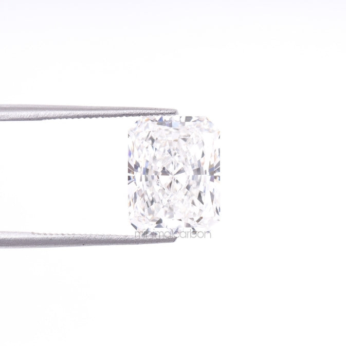 3.17 CT, 10.0 X 7.8 MM | Lab Grown Diamond | Radiant Cut Diamond - Minimal Carbon