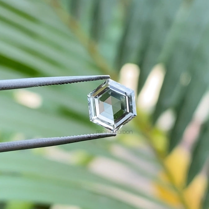 1.22 CT, 8.1 X 7.1 MM | Hexagon Cut Diamond | Lab Grown Diamond - Minimal Carbon